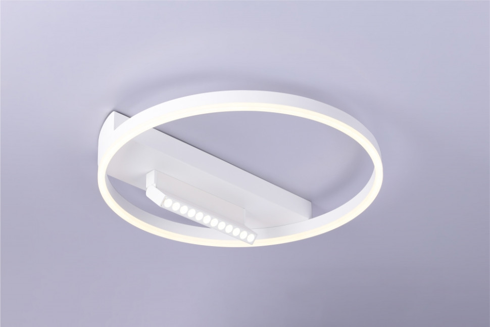 Потолочный светодиодный светильник с пультом ДУ Ambrella light COMFORT FL51457, цвет белый - фото 4