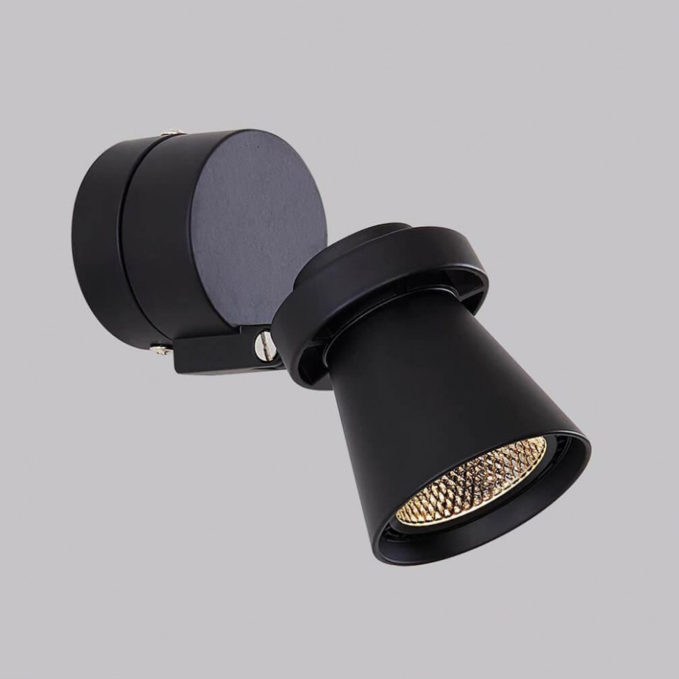CL556512 Светодиодный светильник-спот Citilux Дубль, цвет черный - фото 2
