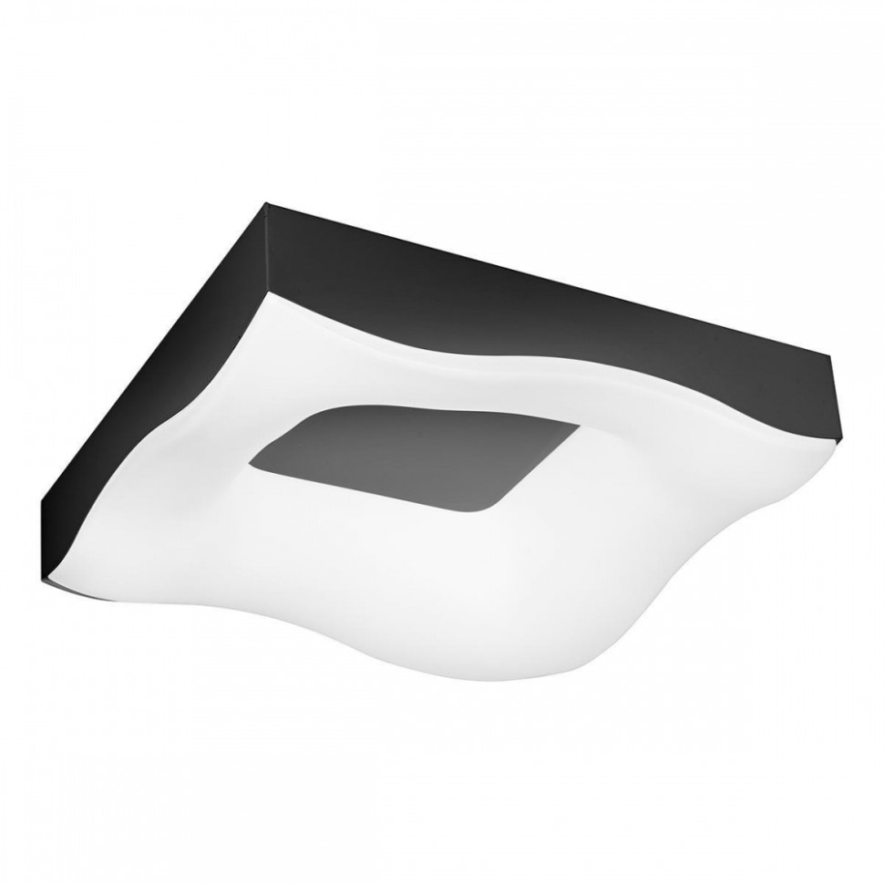 Потолочный светодиодный светильник с ПДУ iLedex Luminous S1888/1 Черный, цвет белый S1888/1 BK - фото 1