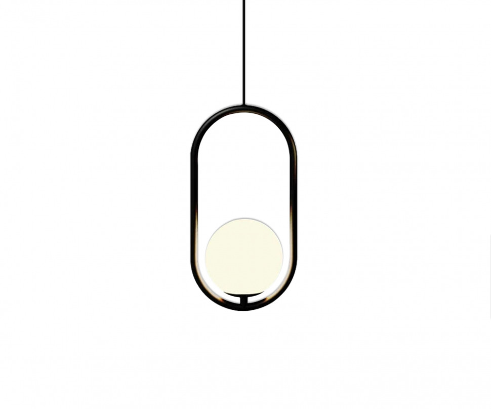 07631-1A,19 Подвесной светильник Kink Light Кенти 17782, цвет черный - фото 1