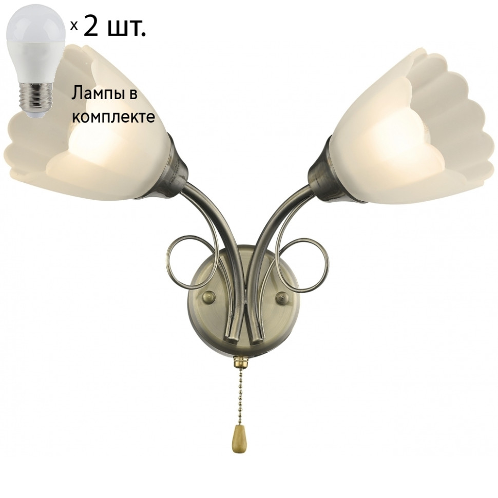 Бра с лампочками Velante 708-501-02+Lamps