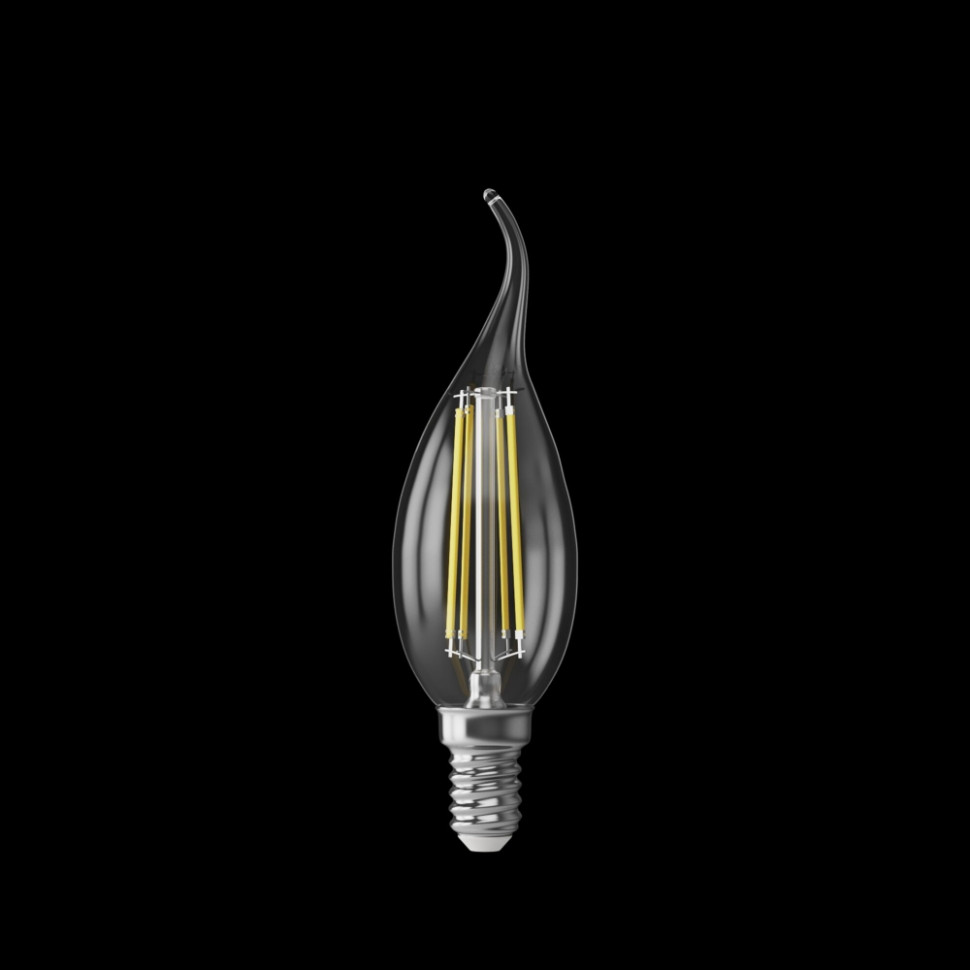 Филаментная светодиодная лампа Е14 6,5W 2800K (теплый) Crystal Voltega 7132 - фото 1