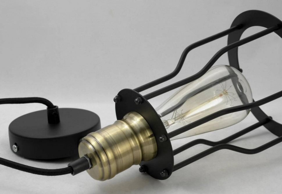 Подвесной светильник Loft IV LSP-9610, цвет черный - фото 4