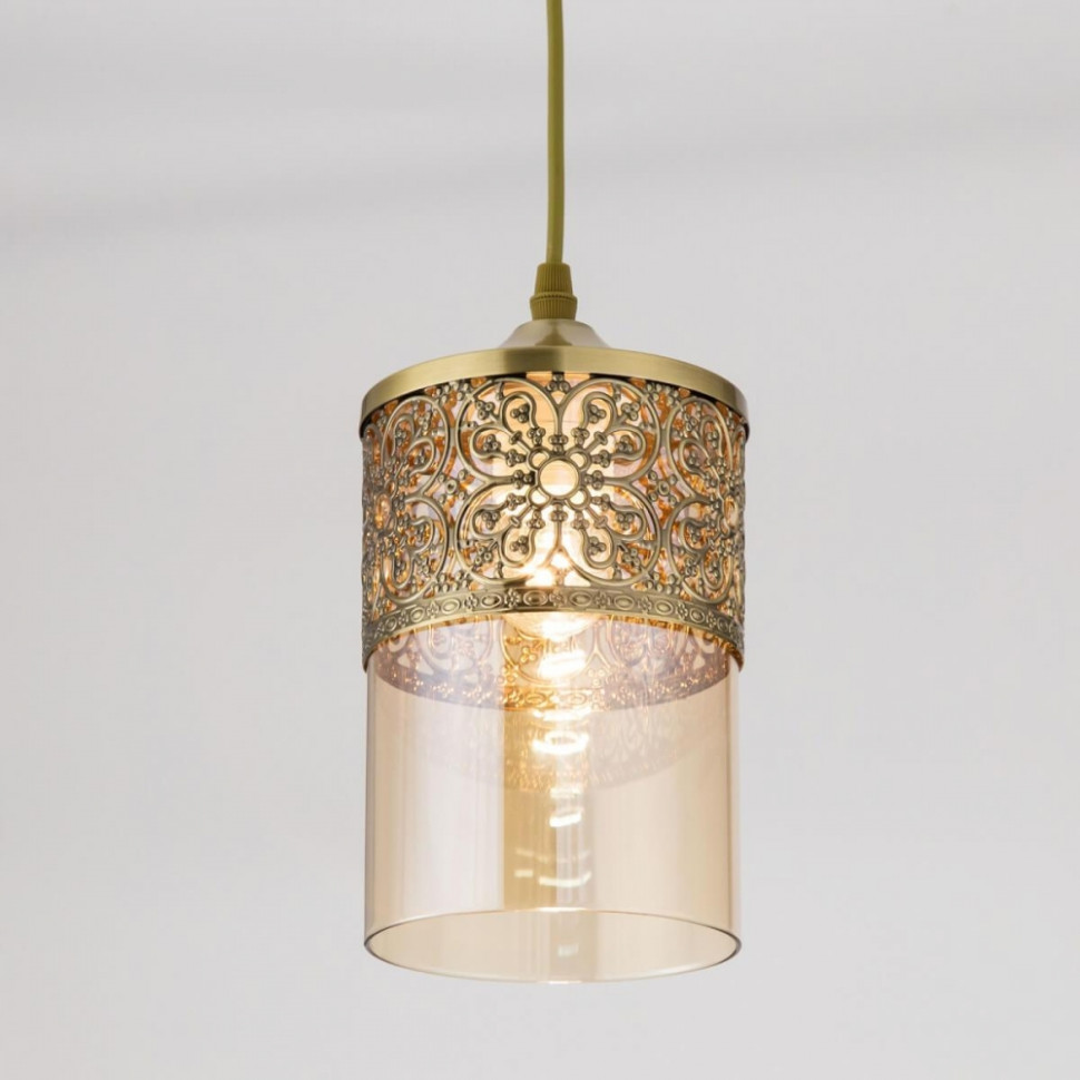 Подвесной светильник Эмир Citilux CL467013, цвет бронза - фото 4