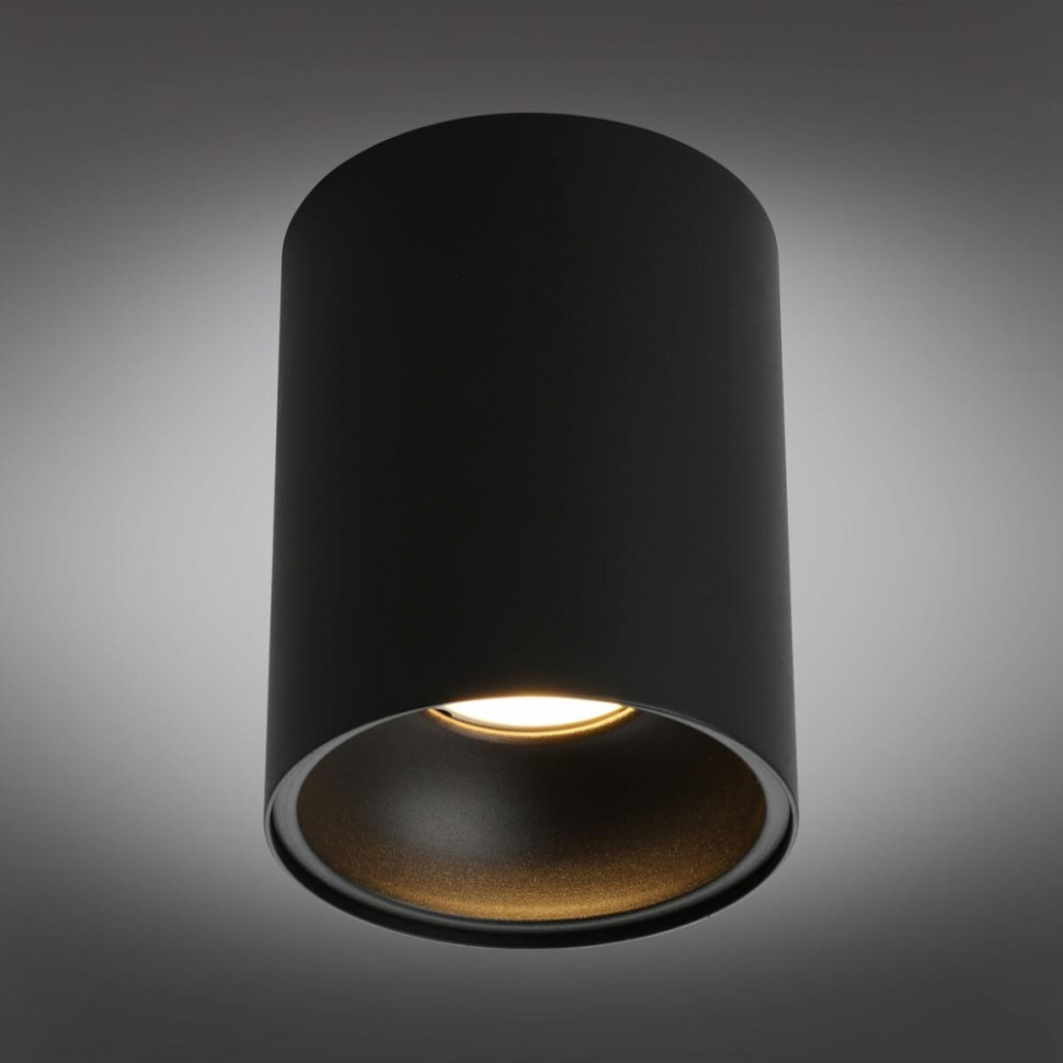 Светильник точечный с лампочкой Omnilux OML-101219-01+Lamps, цвет черный OML-101219-01+Lamps - фото 3