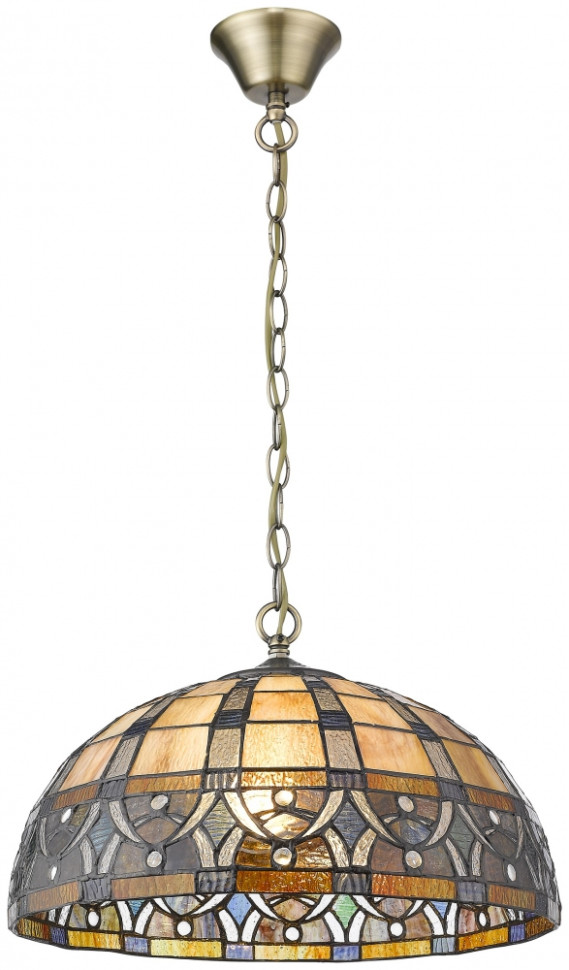 Светильник подвесной в стиле тиффани со светодиодными лампами E27, комплект от Lustrof. №150549-623423