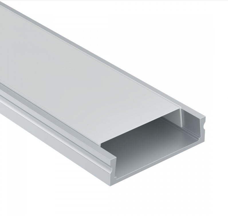 2м. Встраиваемый алюминиевый профиль для светодиодной ленты Maytoni Led strip ALM002S-2M, цвет серебро - фото 1