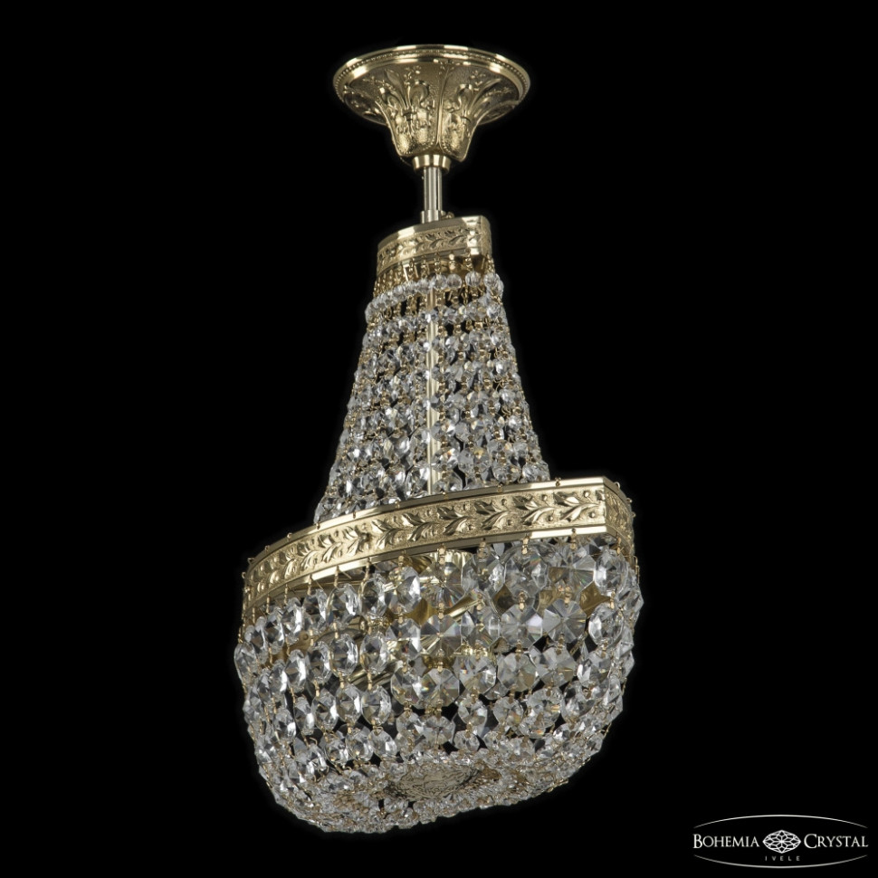 Люстра на штанге Bohemia Ivele Crystal 19113/H1/35IV G, цвет золото 19113/H1/35IV G - фото 2