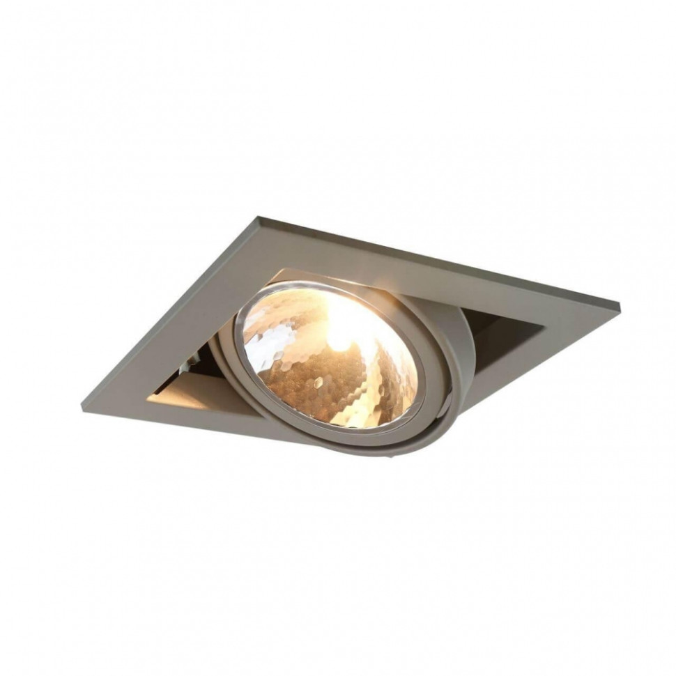 Встраиваемый светильник с лампочками. Комплект от Lustrof. №94847-616254, цвет серый - фото 1