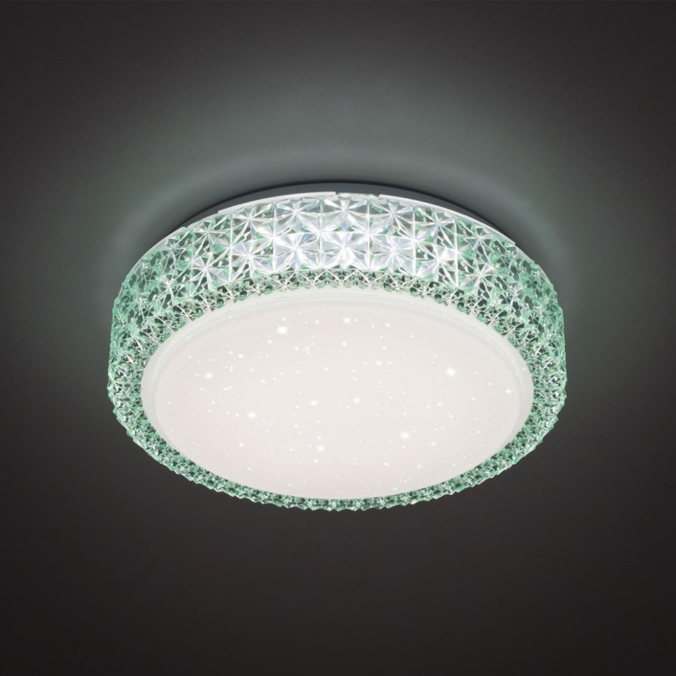 Потолочный светодиодный светильник с диммером Citilux Кристалино CL705013, цвет белый - фото 2