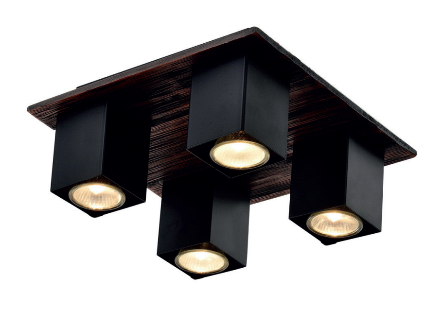 Потолочный светильник Rivoli Luise 3102-304 (Б0051253), цвет черный - фото 1