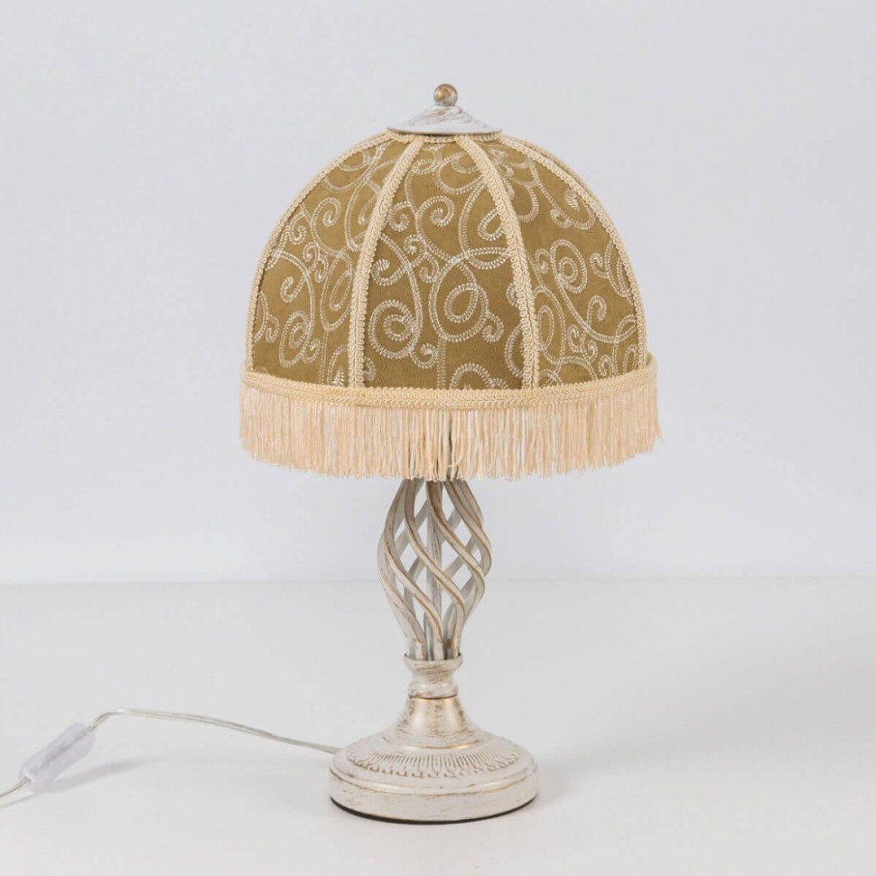 Настольная лампа с абажуром Citilux Базель CL407805, цвет белый с золотом - фото 4