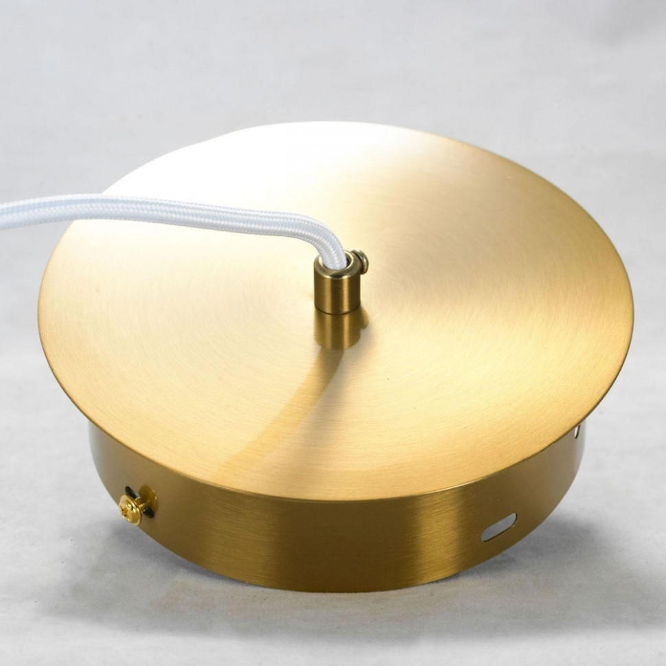 Подвесной светодиодный светильник Lussole Loft Colbert LSP-8692, цвет матовое золото - фото 4
