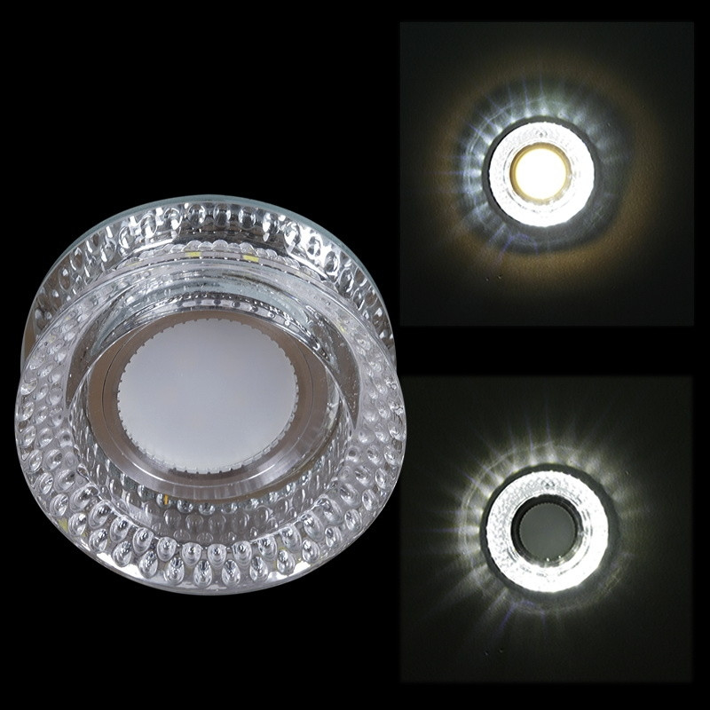 Встраиваемый светильник с LED подсветкой Reluce 71090-9.0-001D MR16 +LED3W WT (1390157)