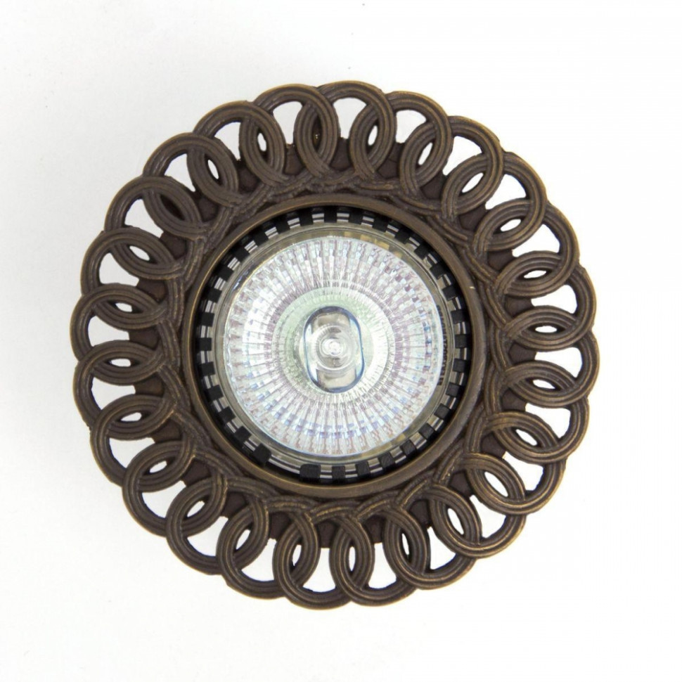 Встраиваемый поворотный светильник Abrasax 5011-BR, цвет бронза - фото 1