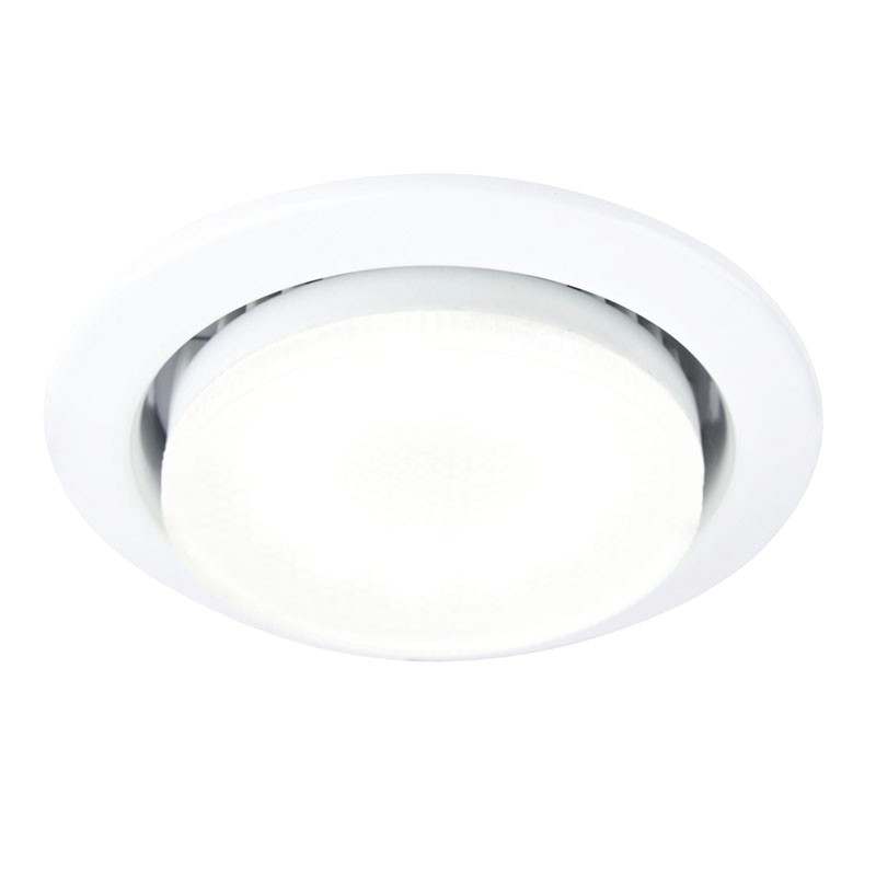 Встраиваемый светильник General GCL-GX53-H38-W 431400, цвет белый - фото 1