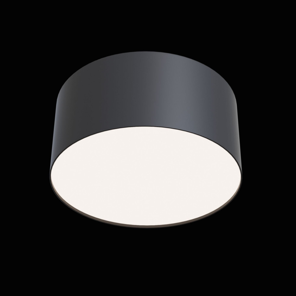C032CL-L12B4K Потолочный светодиодный накладной светильник Maytoni Zon, цвет черный - фото 2