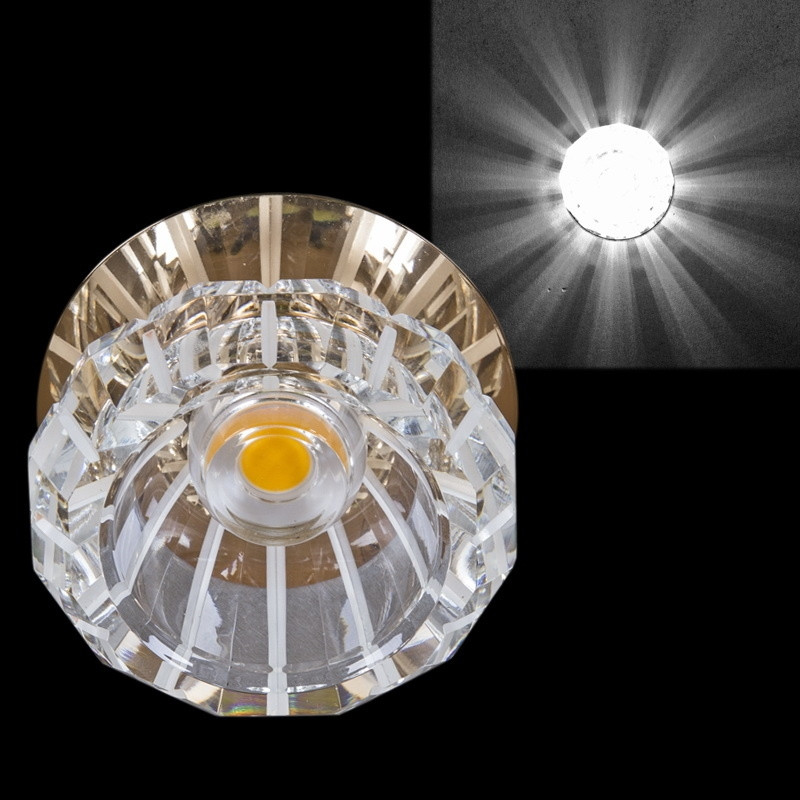 Встраиваемый светильник Reluce 09036-9.0-001T LED COB10W GD (1383933), цвет золото - фото 1