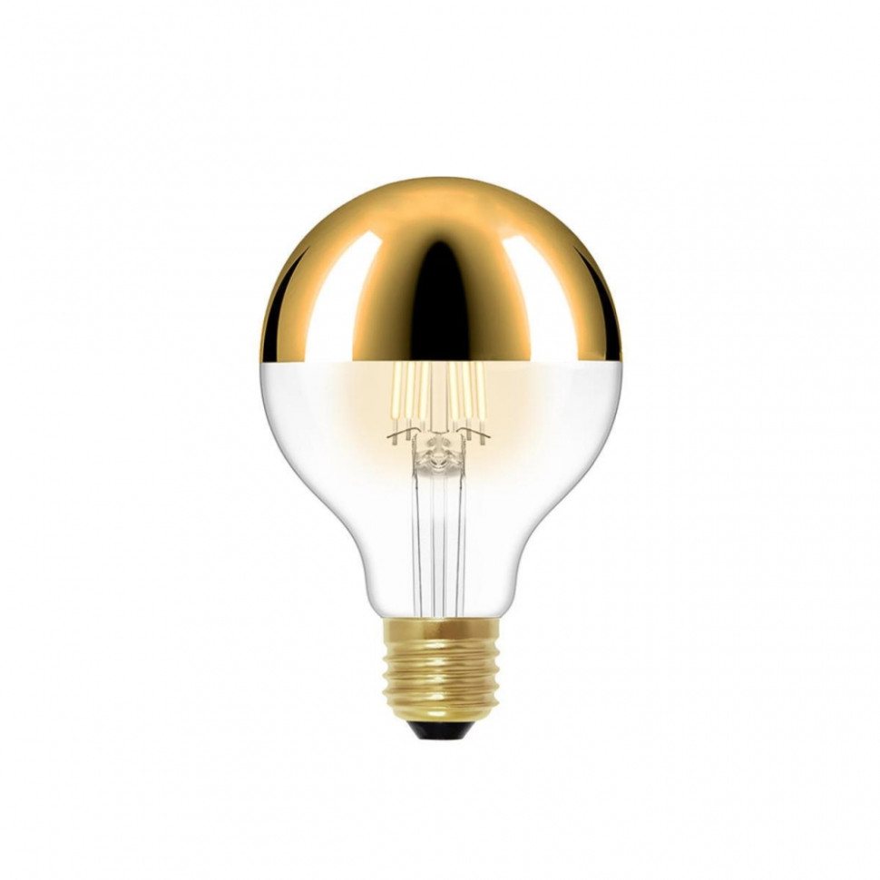 Ретро лампа E27 6W 2700К (теплый) Loft it Edison Bulb G80LED Gold лампочка loft it 6460 sc edison bulb