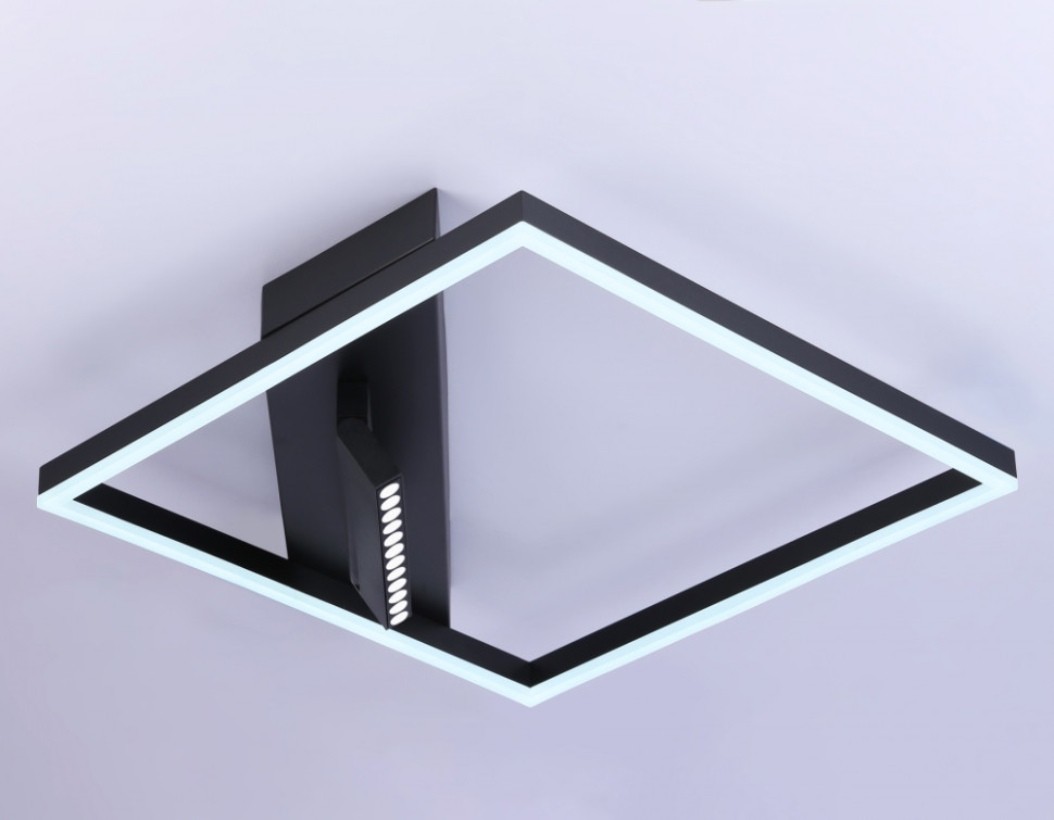 Потолочный светодиодный светильник с пультом ДУ Ambrella light COMFORT FL51464, цвет черный - фото 2