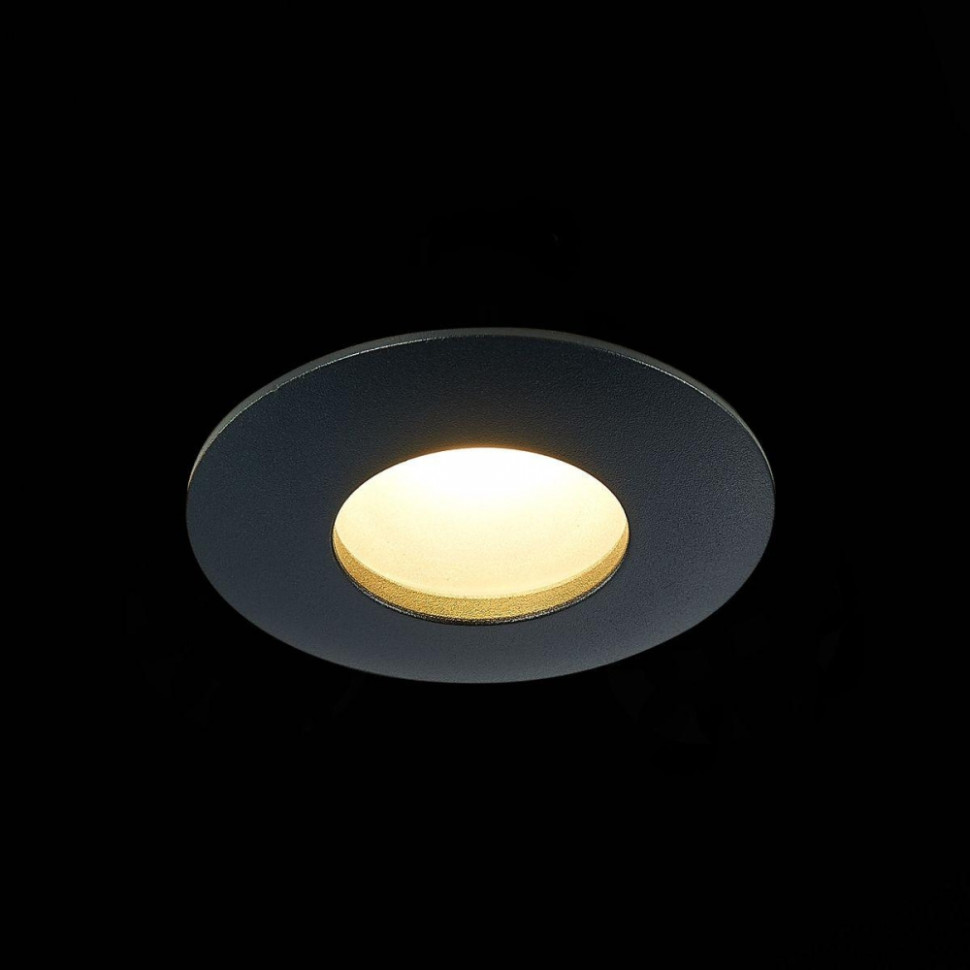Встраиваемый светильник St Luce ST213.408.01, цвет чёрный - фото 3