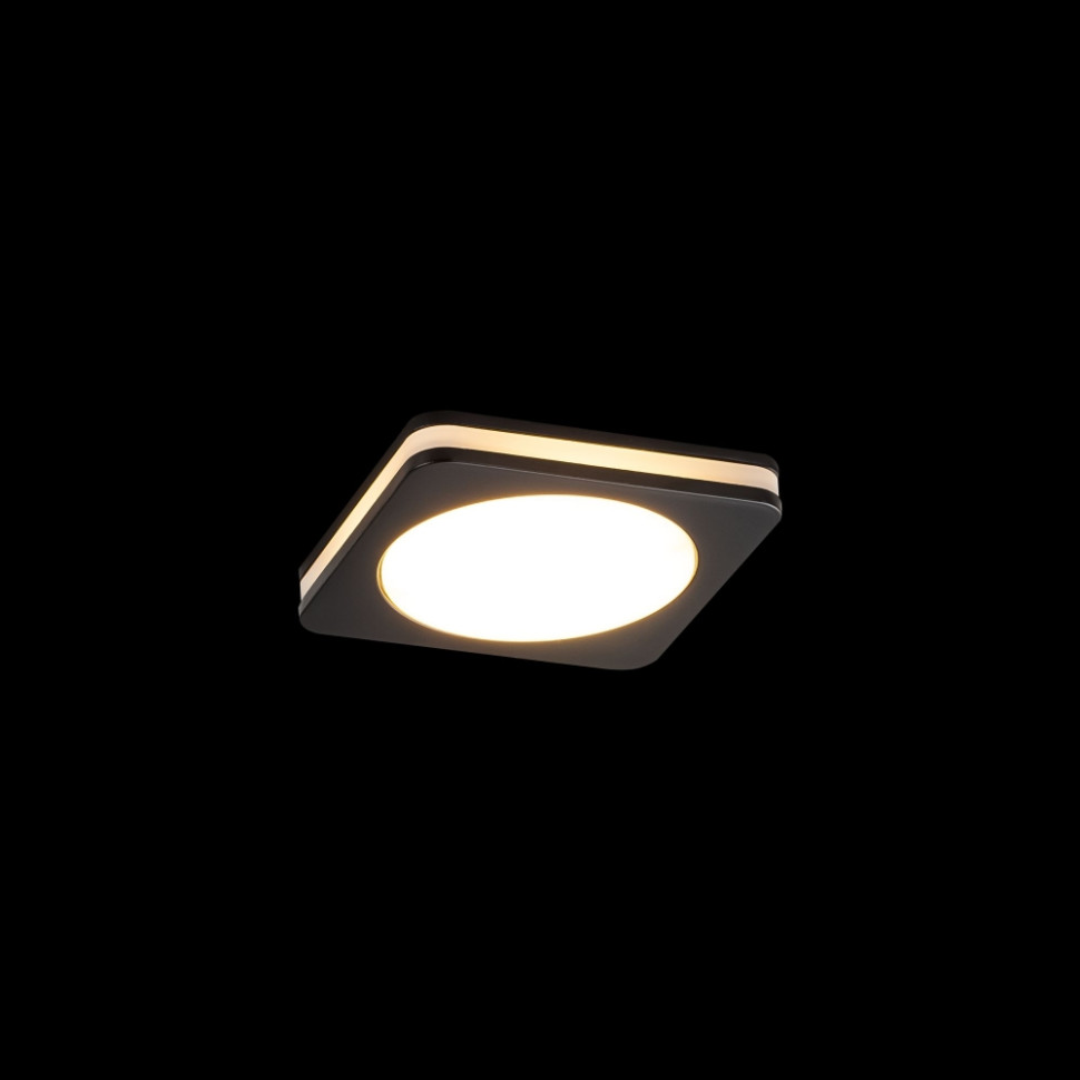 DL2001-L12B Встраиваемый светильник Maytoni Phanton, цвет черный матовый - фото 1