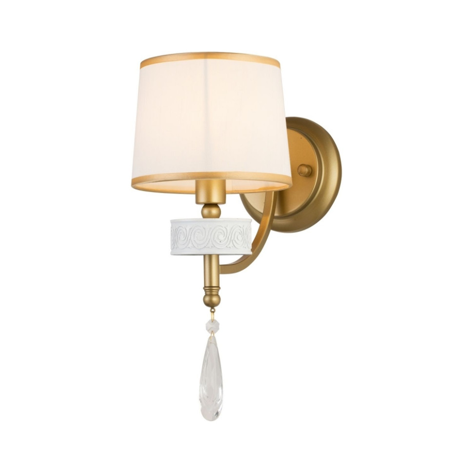 Бра Favourite Mirra с лампочкой 2706-1W+Lamps E14 P45, цвет светло-золотой 2706-1W+Lamps E14 P45 - фото 2
