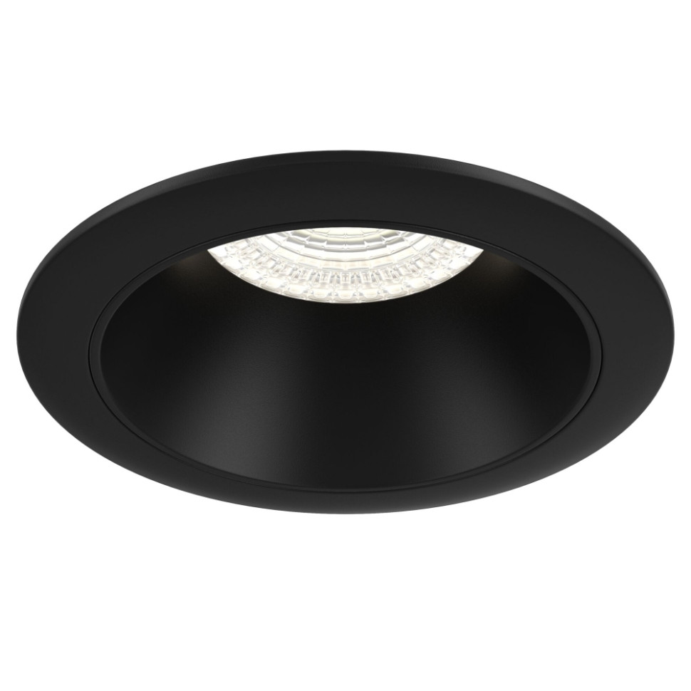 Встраиваемый светильник Maytoni Share DL051-1B (DL051-01B+DLA051-03B), цвет черный - фото 1