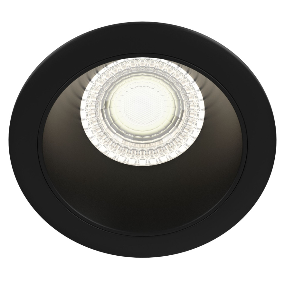 Встраиваемый светильник Maytoni Share DL051-1B (DL051-01B+DLA051-03B), цвет черный - фото 3