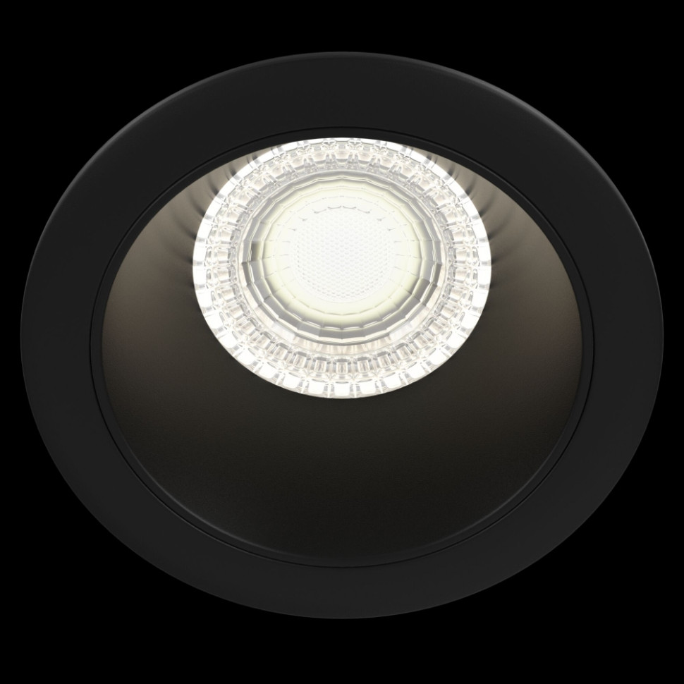 Встраиваемый светильник Maytoni Share DL051-1B (DL051-01B+DLA051-03B), цвет черный - фото 4
