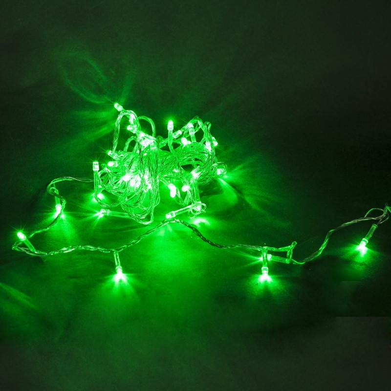 5м. Гирлянда с контроллером 50LED (зеленый) A-019 LED GN Sneha 1413814 гирлянда роса 2 м 20 диодов зеленый