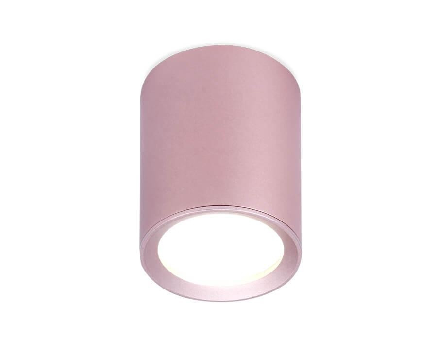 TN217 PI/S Накладной точечный светильник Ambrella light Techno, цвет розовый - фото 1