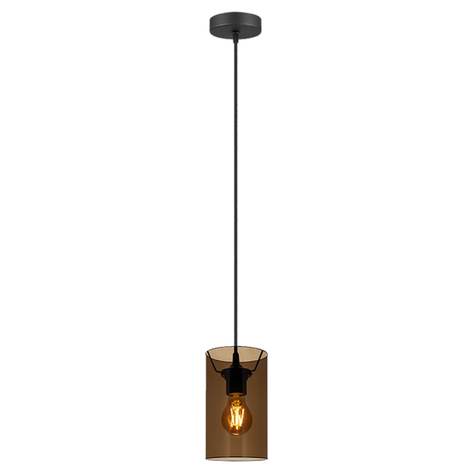 Подвесной светильник Lussole Loft Lincoln LSP-8545, цвет черный - фото 1