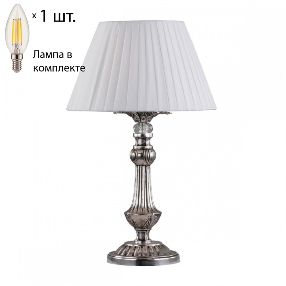 Настольная лампа с лампочкой Omnilux OML-75414-01+Lamps настольная лампа omnilux oml 82204 01 lorraine