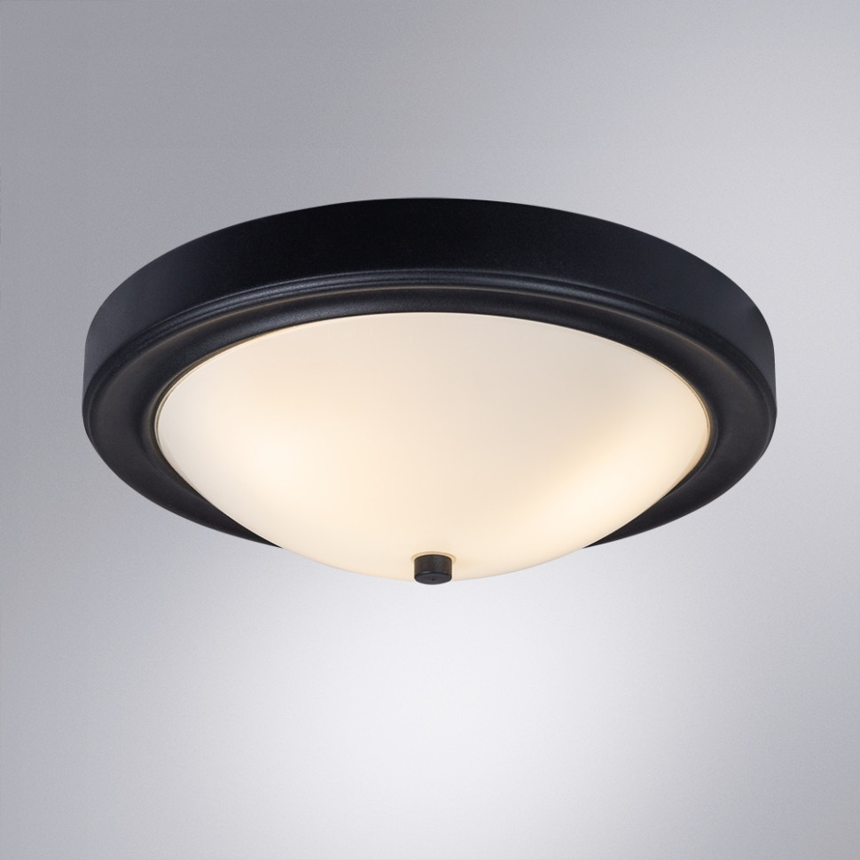Потолочный светильник с лампочками. Комплект от Lustrof. №367611-616158, цвет черный - фото 2