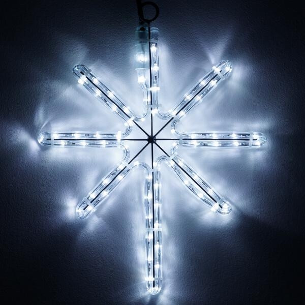 Светодиодная фигура Звездочка холодный свет Ardecoled ARD-Star-M2-380X250-36Led White (34247) фигура ard snowflake m11 1250x1200 604led white 230v 36 5w ardecoled ip65