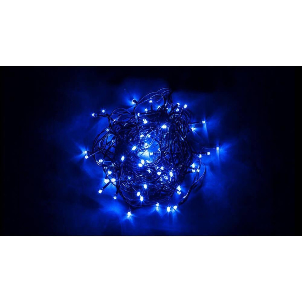 Светодиодная гирлянда Feron CL06 линейная 20м + 1.5м 230V синий c питанием от сети 32312 светодиодная гирлянда cl08 линейная 60м 3м 230v 5000к c питанием от сети эффектом стробов зеленый шнур
