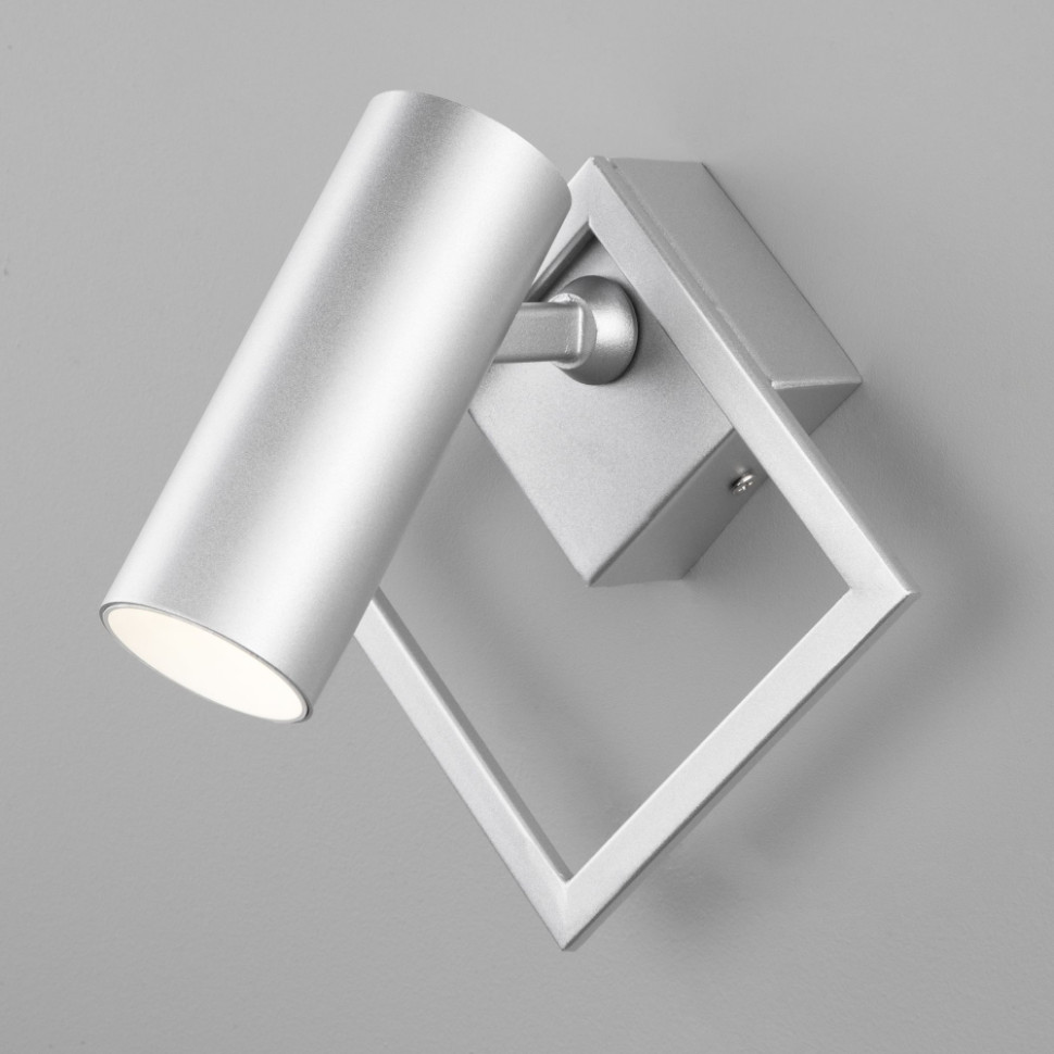 Спот светодиодный Turro Eurosvet 20091/1 LED серебро (a051698) брелок для ключей cartage рычаг кпп металл серебро