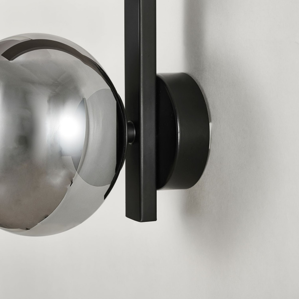 Светильник на стену с Led лампочками в комплекте Favourite 4054-1W+Lamps, цвет матовый черный 4054-1W+Lamps - фото 4