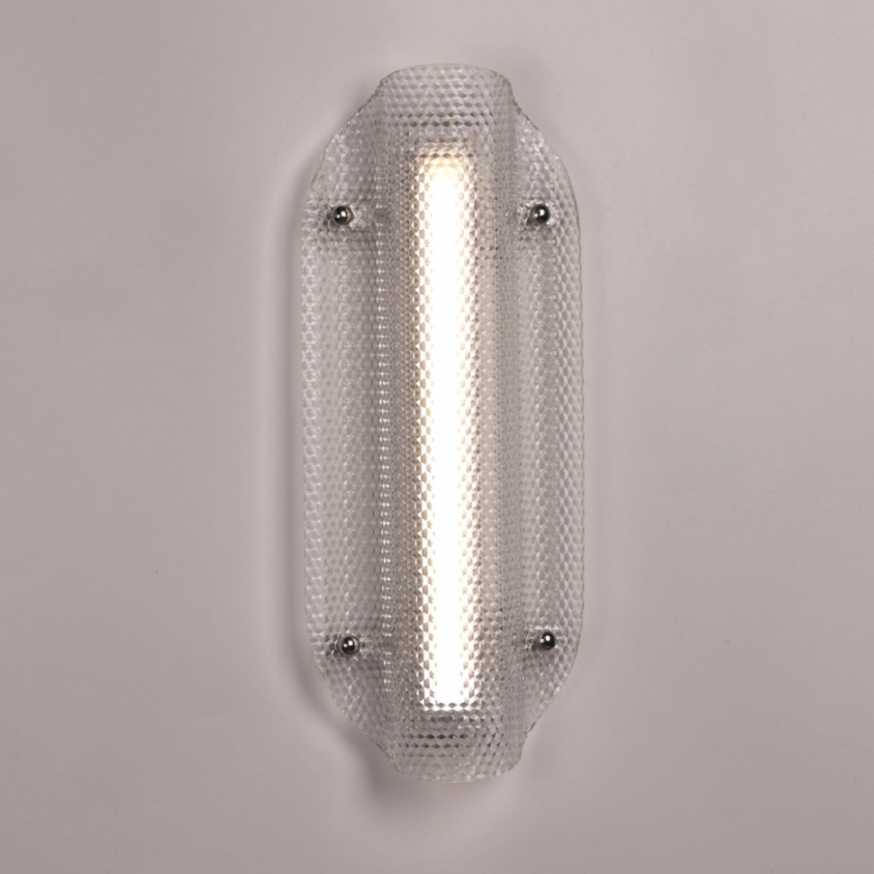 Настенный светильник De Markt Конти 488021001, цвет серебро - фото 2