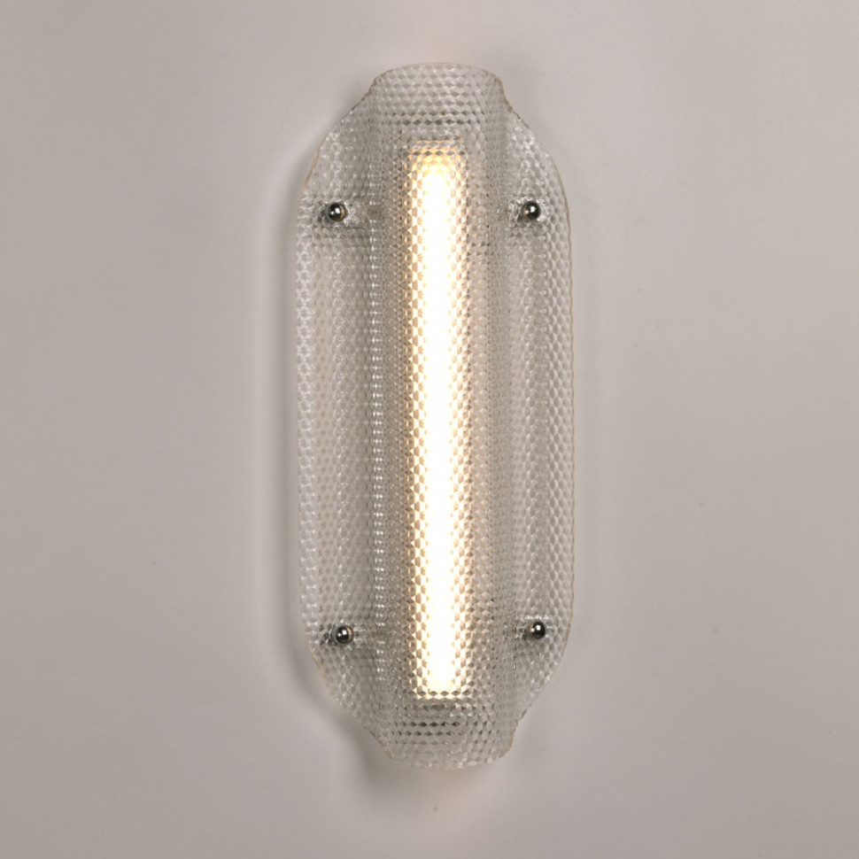 Настенный светильник De Markt Конти 488021001, цвет серебро - фото 4