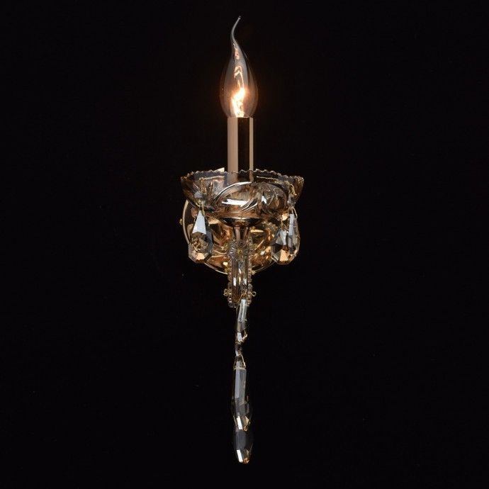 Бра со свeтодиодной лампочкой E14, комплект от Lustrof. №11920-669694, цвет золото - фото 4