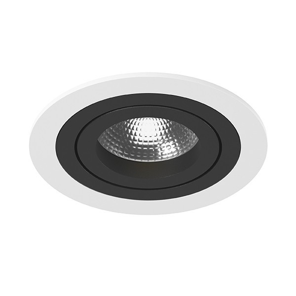 i61607 Встраиваемый точечный светильник Intero 16 Round Lightstar (комплект из 217616+217607) рамка lightstar intero 16 217629