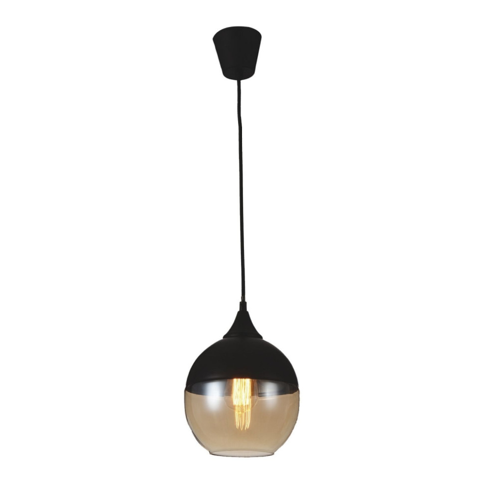 Светильник с ретро лампой Favourite Kuppe 1593-1P+Retro Lamps, цвет черный 1593-1P+Retro Lamps - фото 2