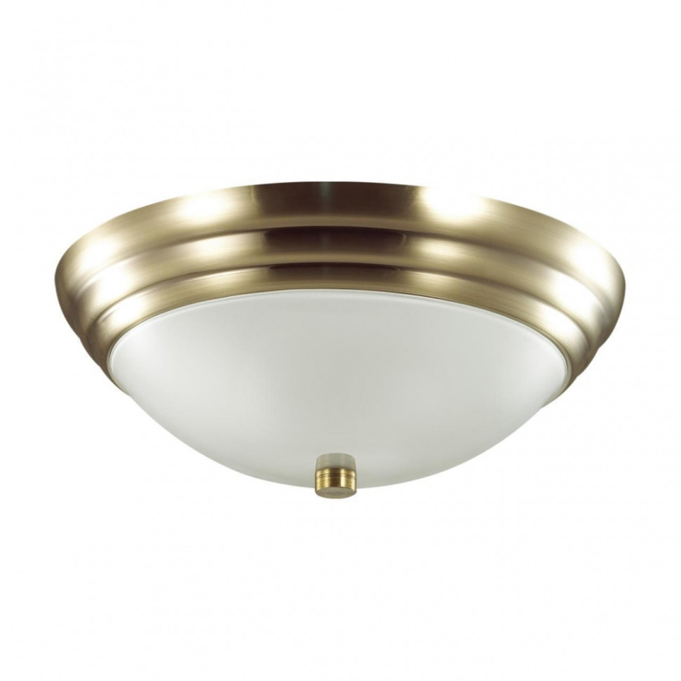 Потолочный светильник со светодиодными лампочками E27, комплект от Lustrof. №369357-642554, цвет античная латунь - фото 1
