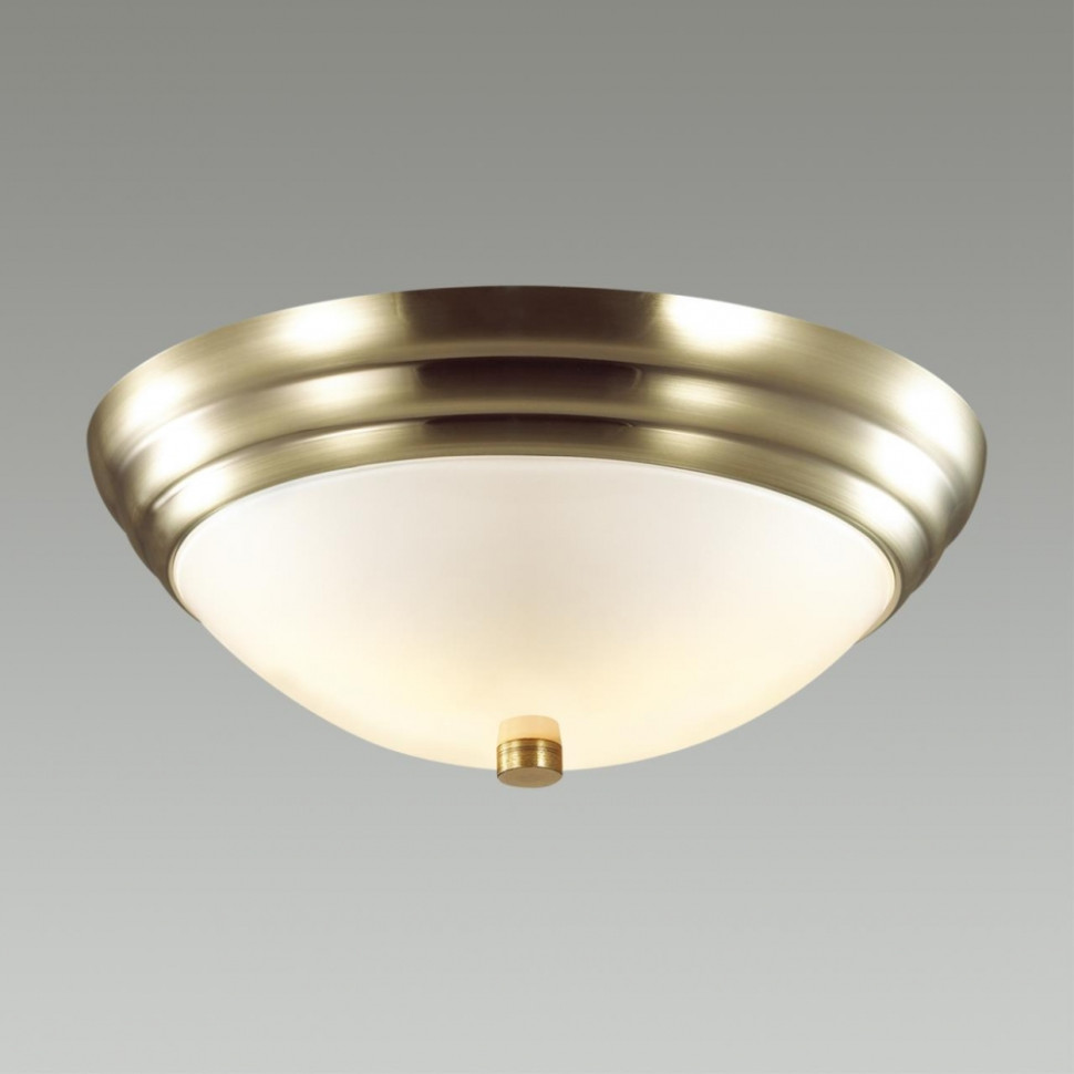 Потолочный светильник со светодиодными лампочками E27, комплект от Lustrof. №369357-642554, цвет античная латунь - фото 2