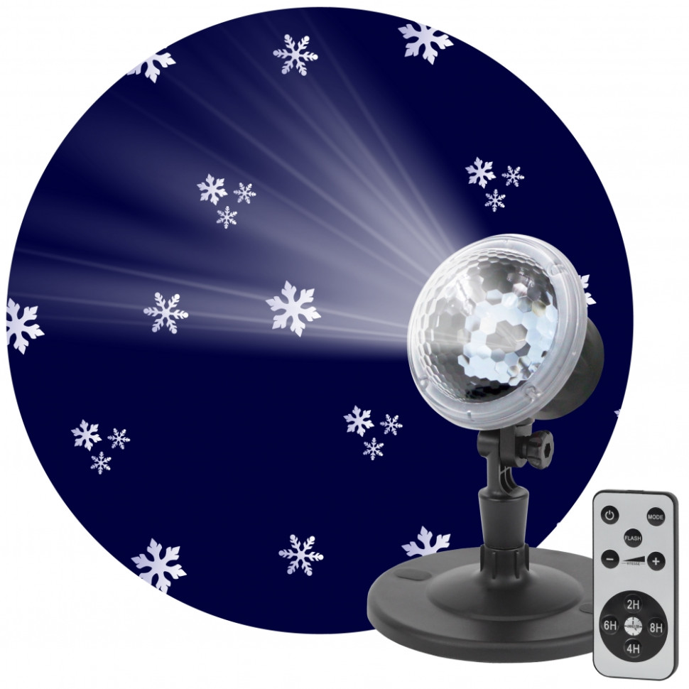 Светодиодный светильник-проектор ЭРА метель ENIOP-09 Б0047980 диско шар проектор