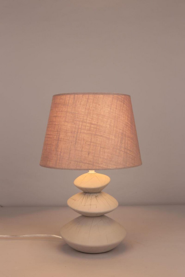 Настольная лампа Omnilux Lorraine OML-82204-01, цвет белый - фото 3