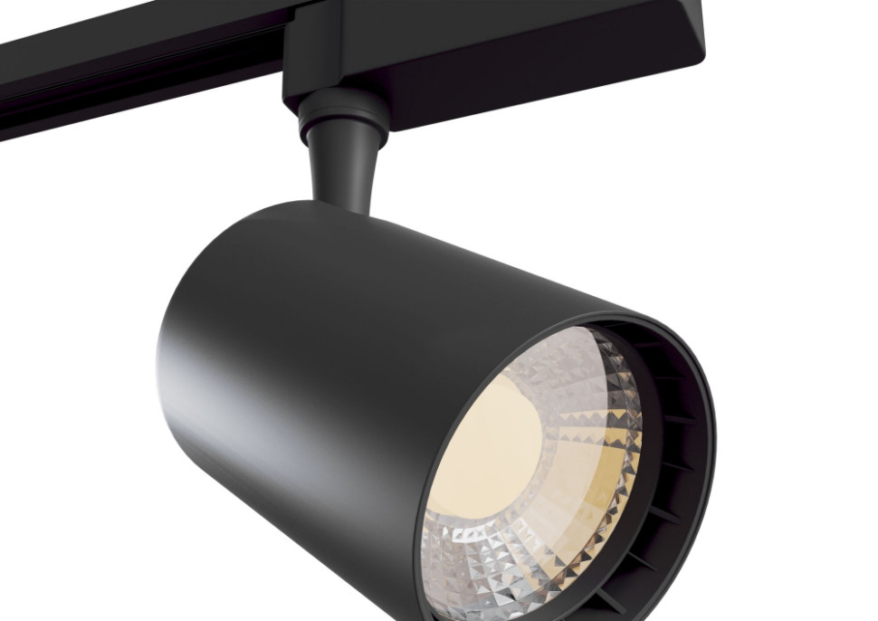 Однофазный LED светильник 6W 3000К для трека Maytoni Track TR003-1-6W3K-B, цвет черный матовый - фото 2
