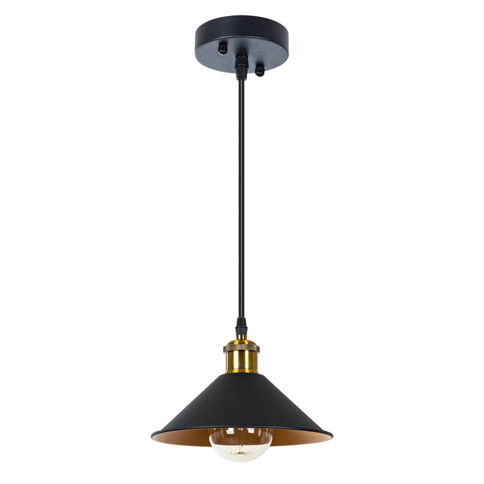 Подвесной светильник Arte Lamp Cappello A7037SP-1BK, цвет черный - фото 4